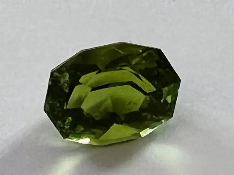 13.7ct Oval Mint Green Tourmaline Gemstone