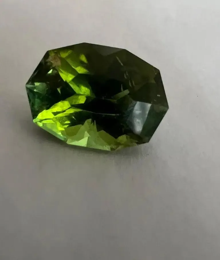13.7ct Oval Mint Green Tourmaline Gemstone