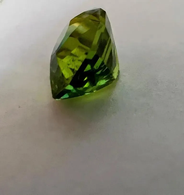 13.7ct Oval Mint Green Tourmaline Gemstone
