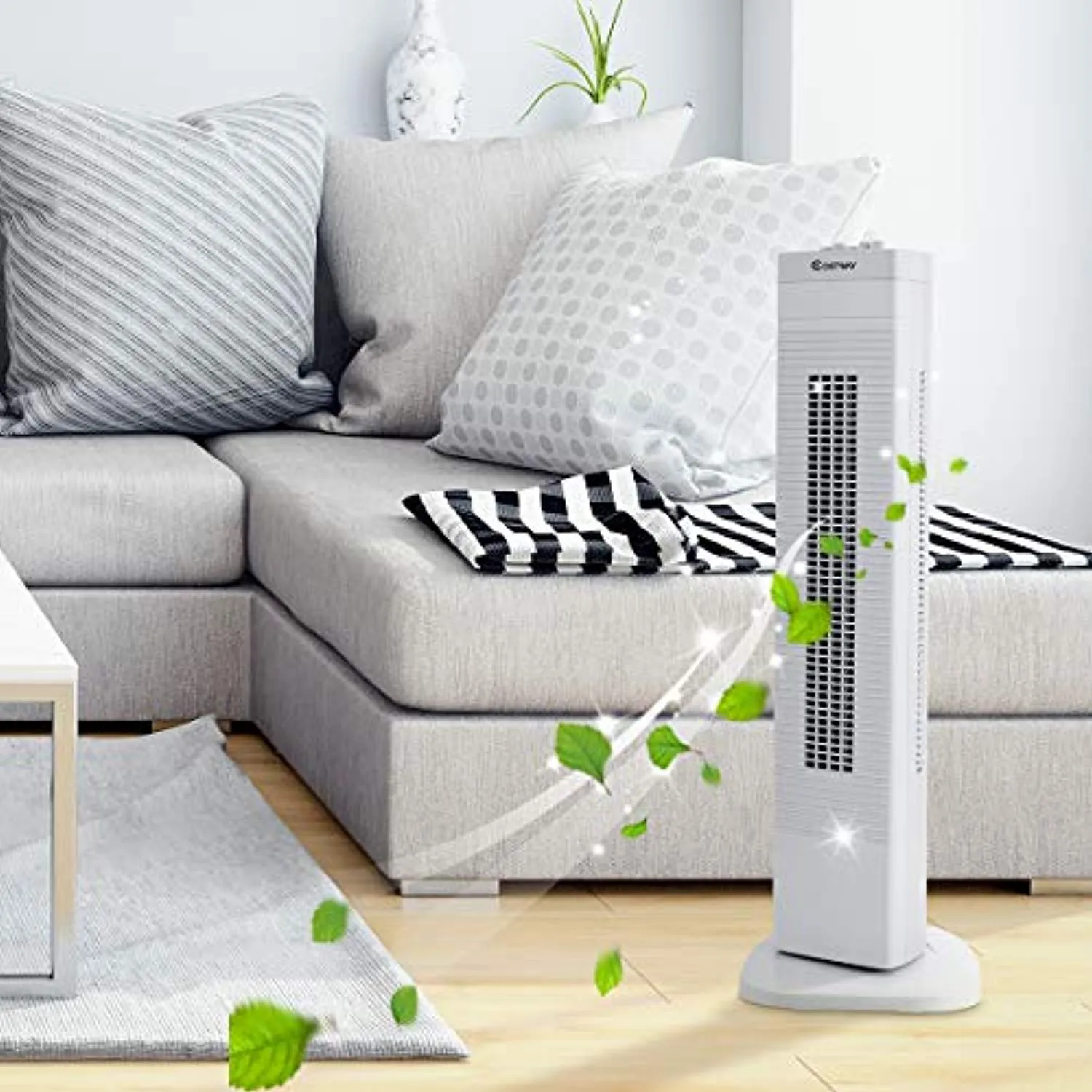 30-Inch Quiet Portable Oscillating Fan, 3 Speed Control