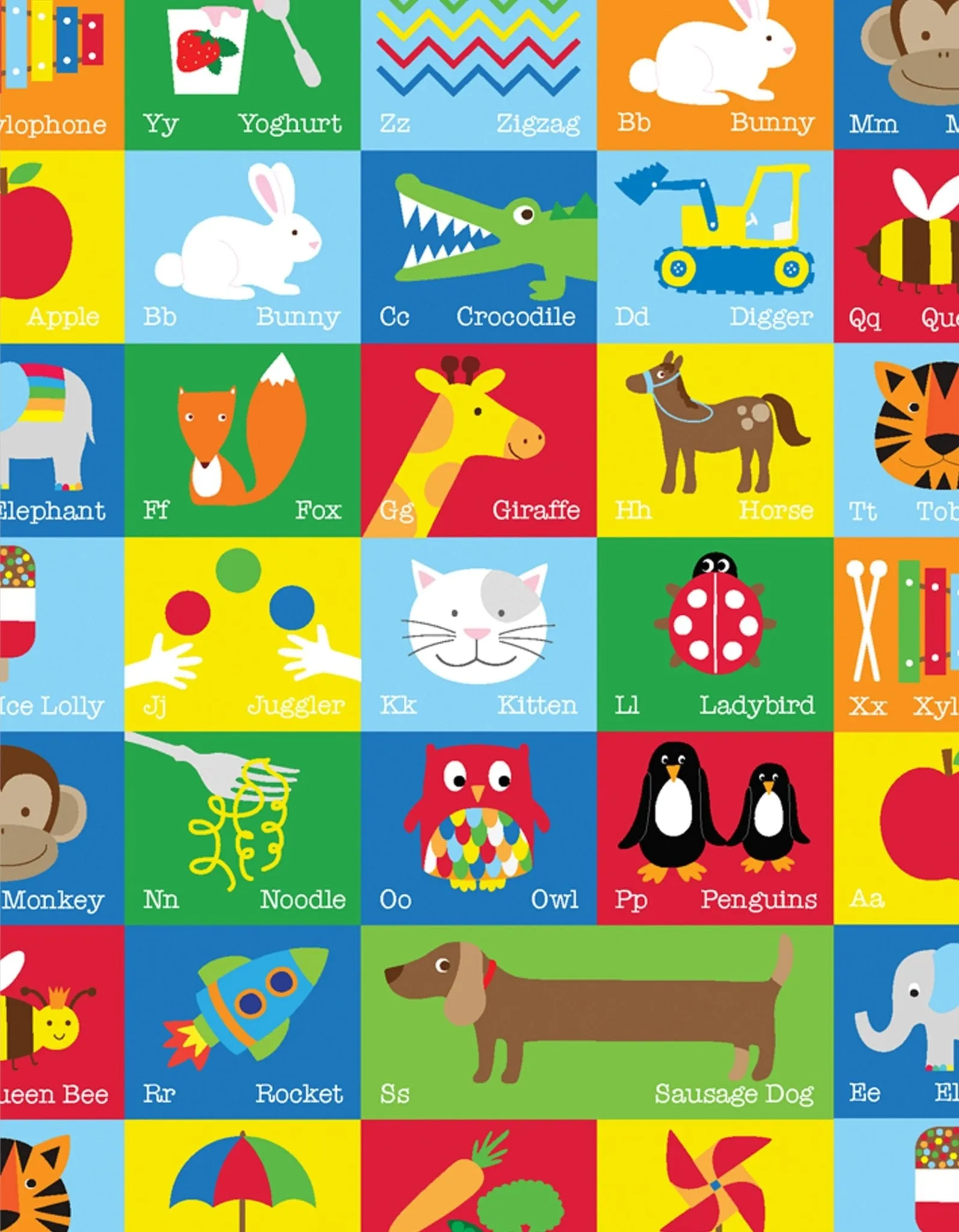 Alphabet Wrapping Paper