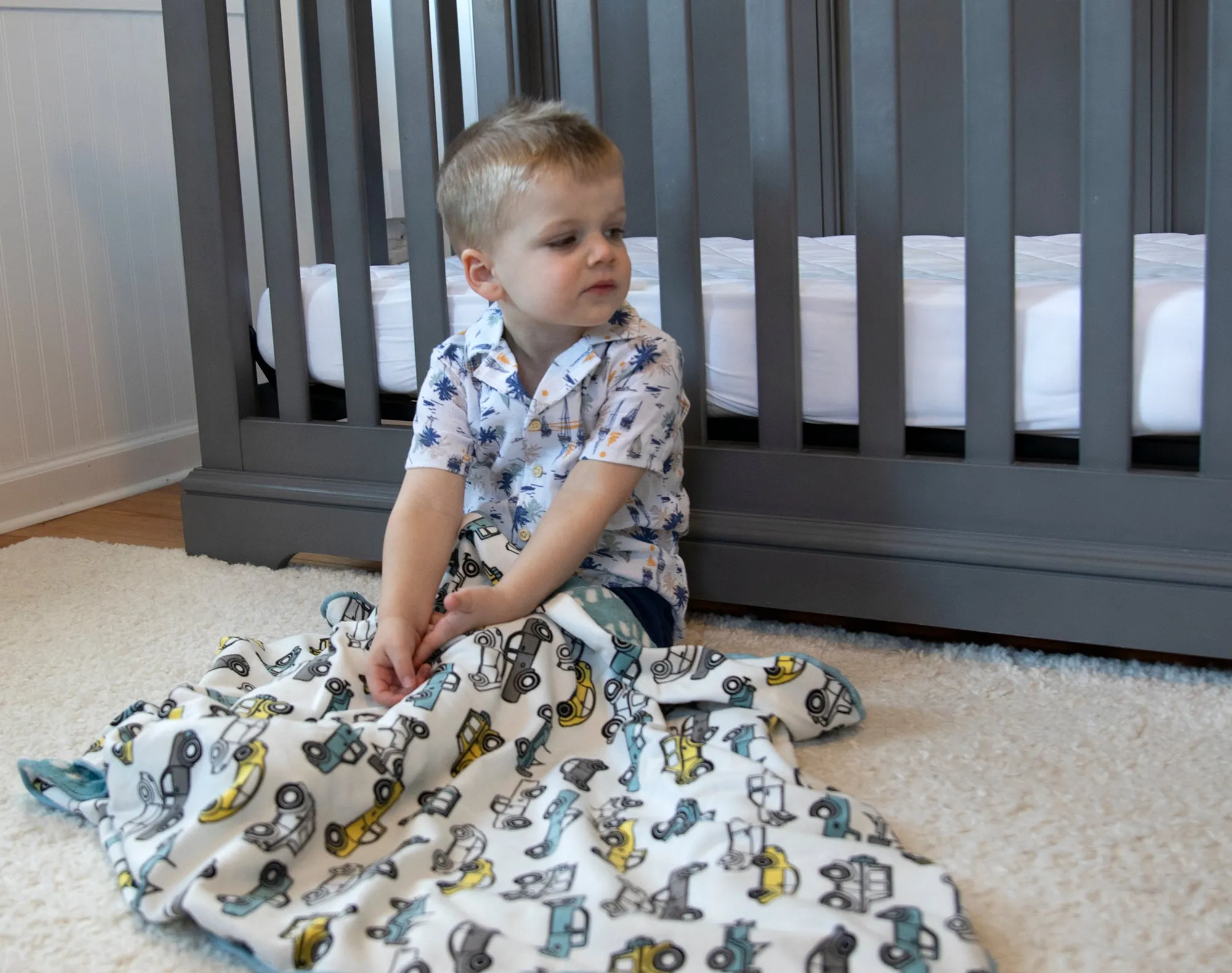 Baby Fleece Blankets 36" x 30" - Puppy Themed
