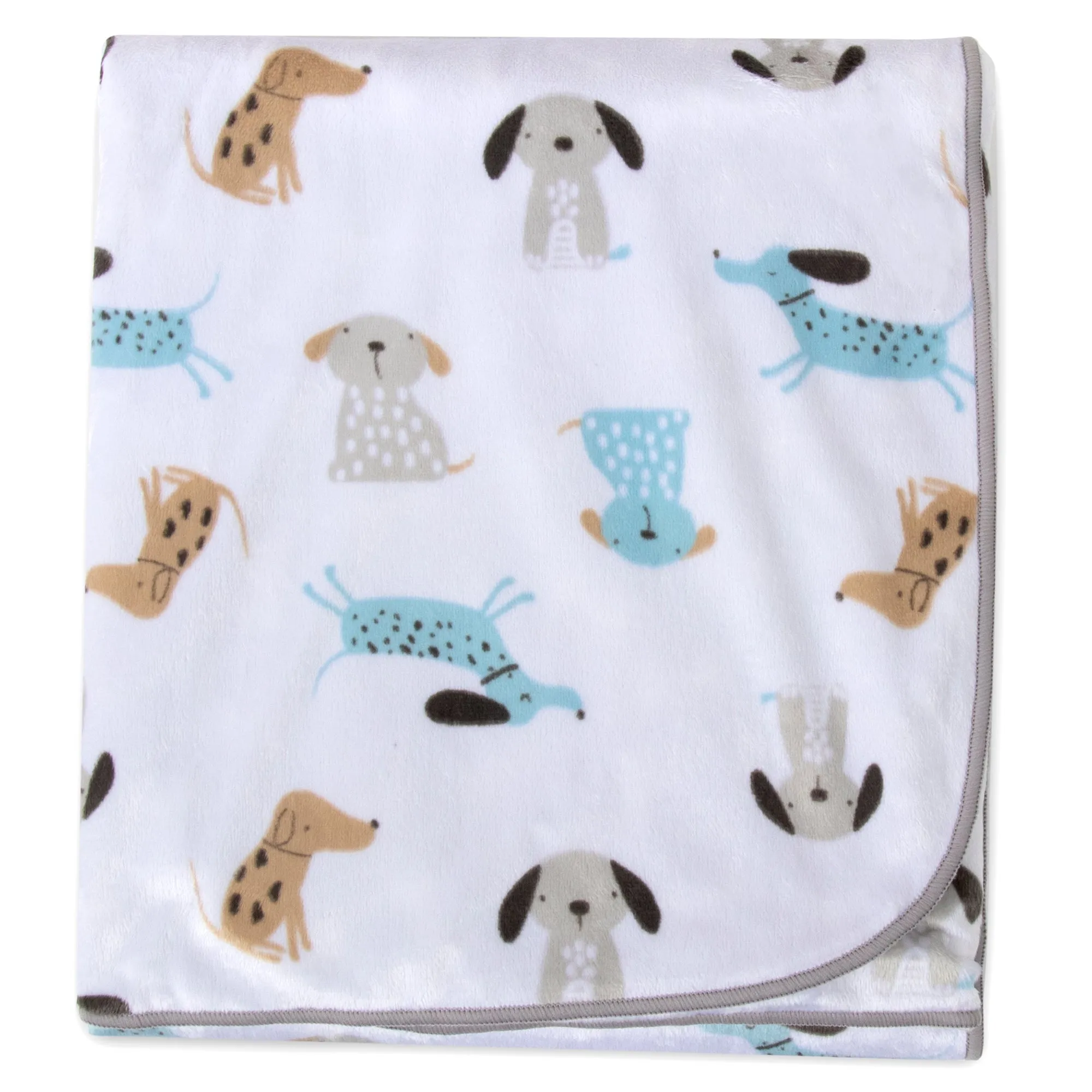Baby Fleece Blankets 36" x 30" - Puppy Themed