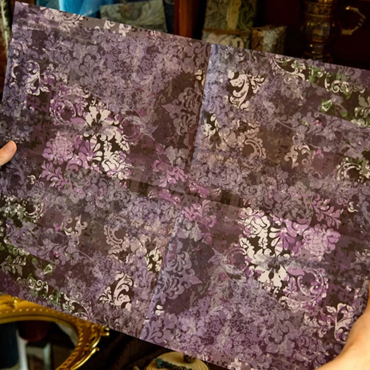 Baroque Elegance Wrapping Paper - Elevate Your Gifts with Timeless Charm