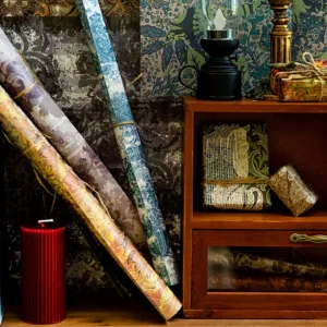 Baroque Elegance Wrapping Paper - Elevate Your Gifts with Timeless Charm