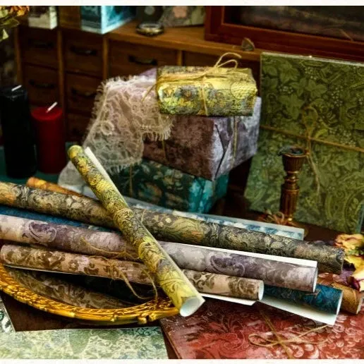 Baroque Elegance Wrapping Paper - Elevate Your Gifts with Timeless Charm
