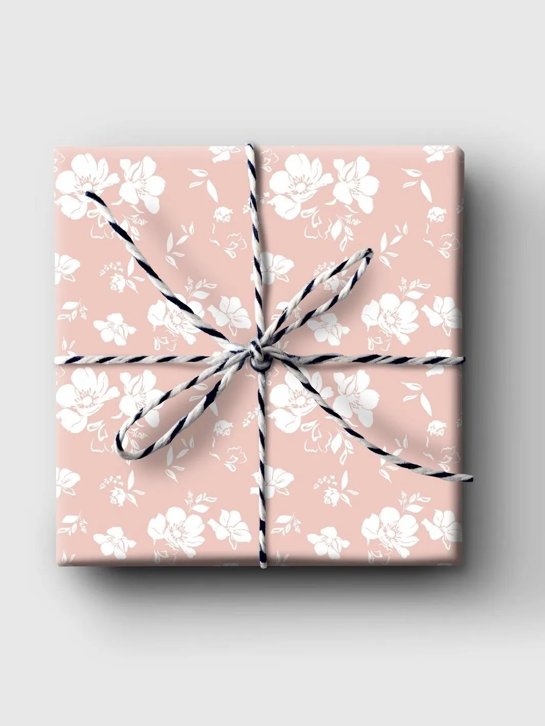 Blush Blossoms wrapping paper