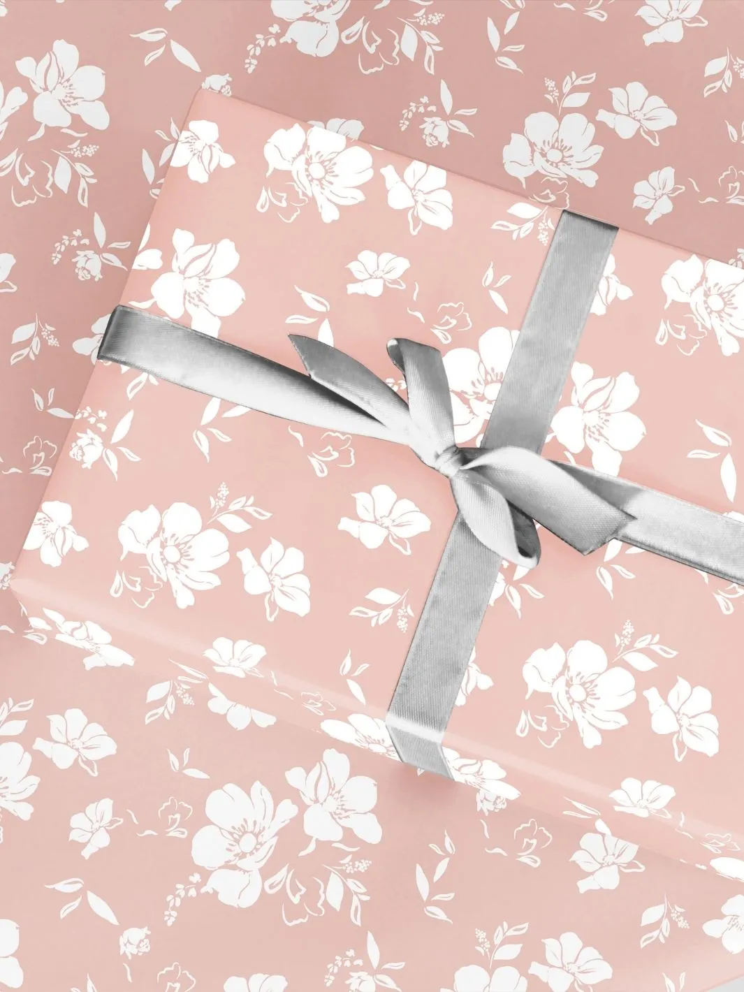 Blush Blossoms wrapping paper