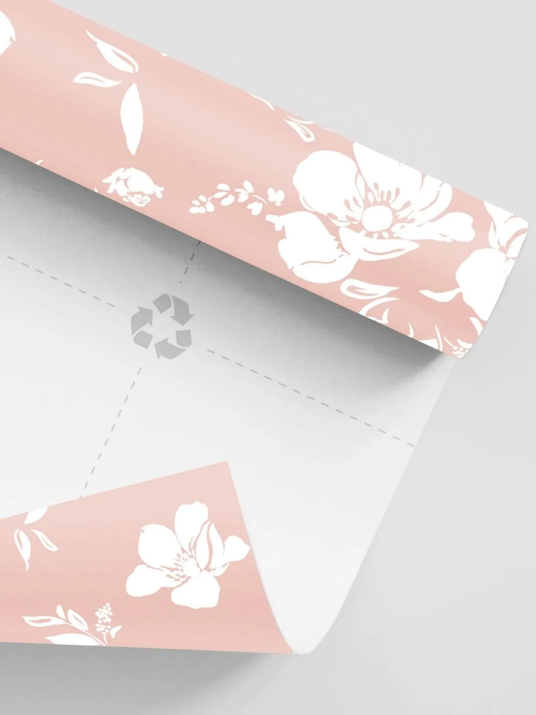 Blush Blossoms wrapping paper