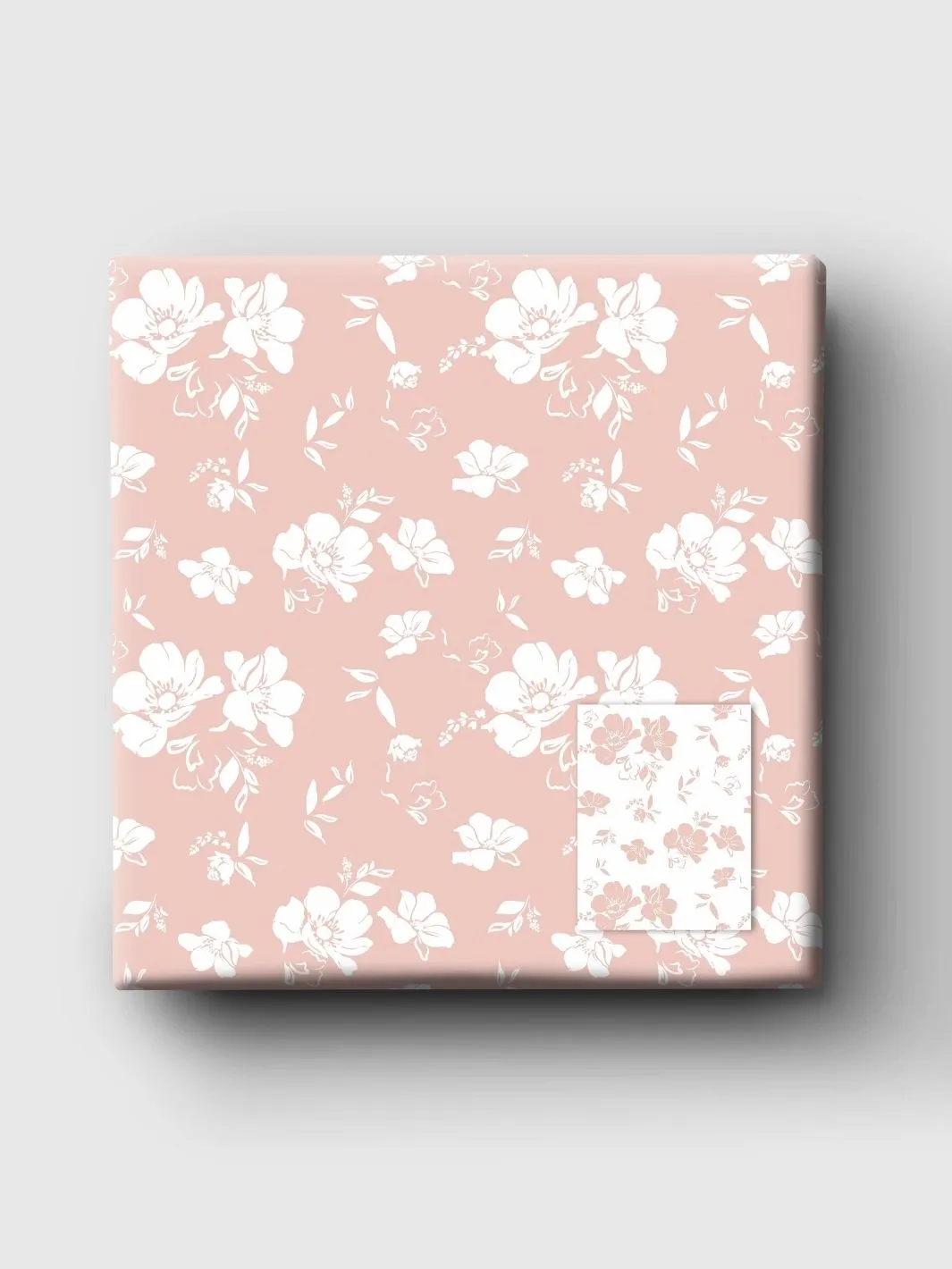 Blush Blossoms wrapping paper