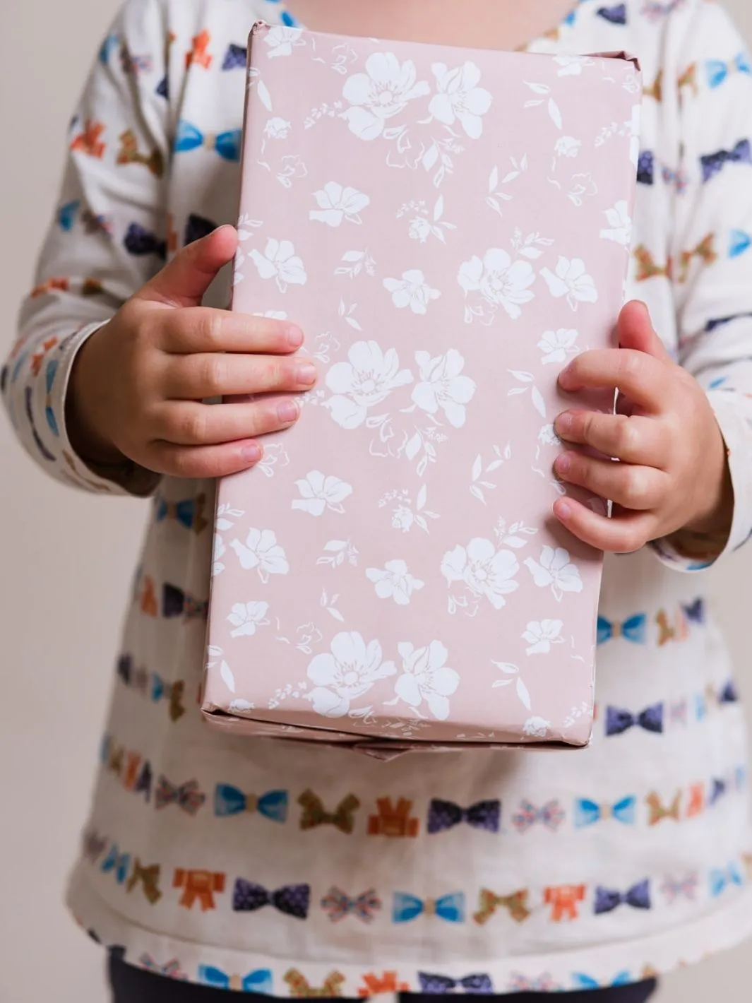 Blush Blossoms wrapping paper