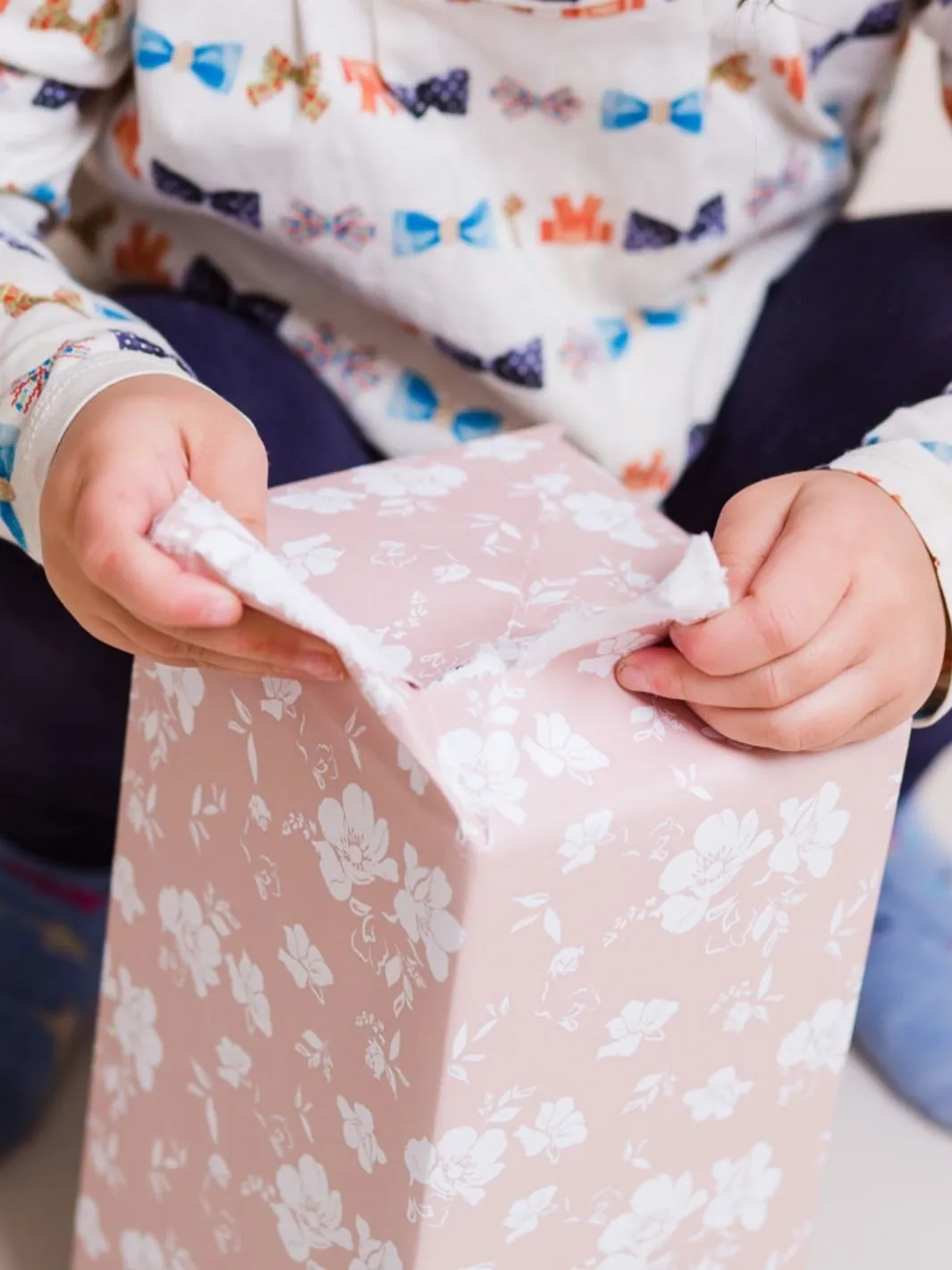 Blush Blossoms wrapping paper