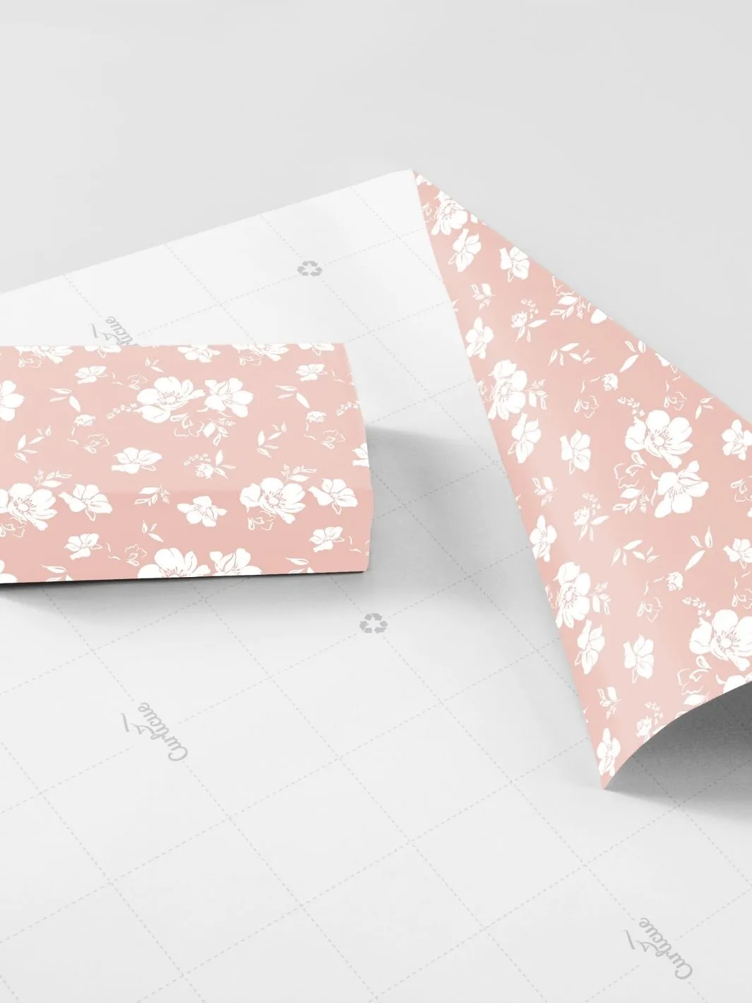 Blush Blossoms wrapping paper