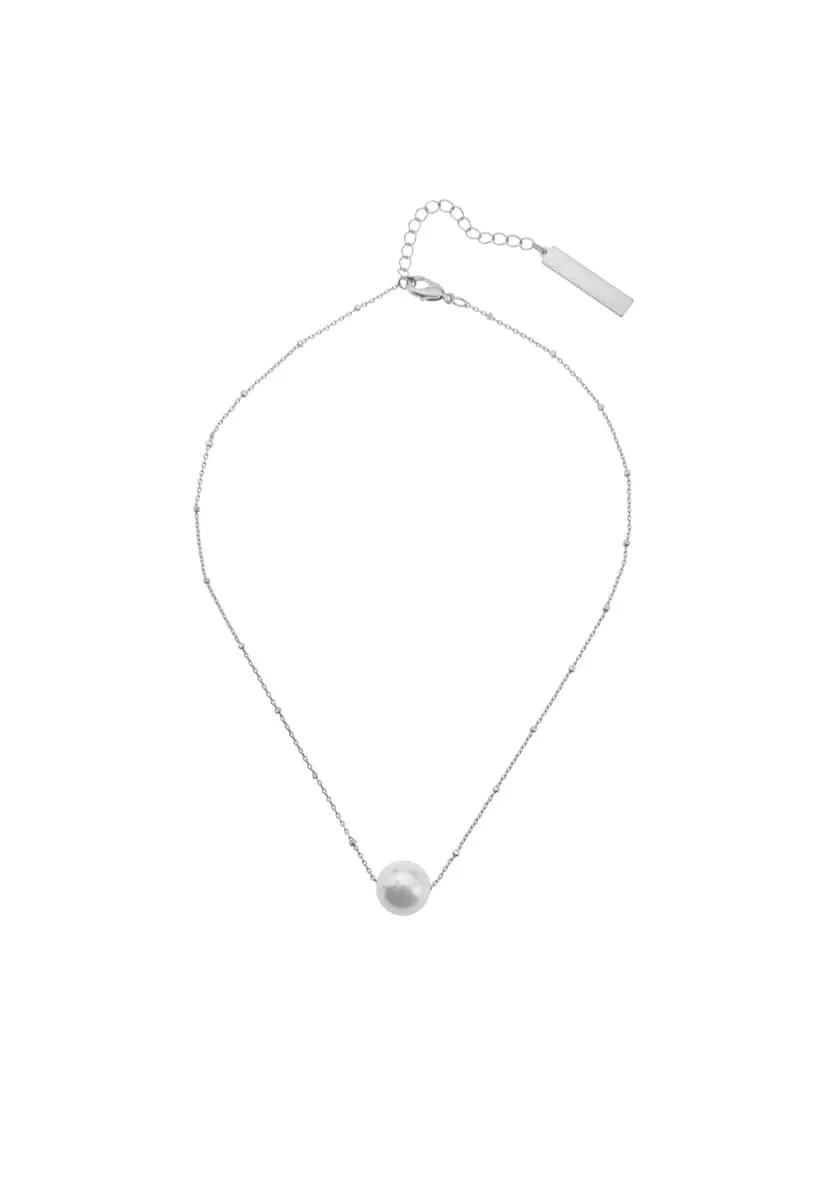 Bridal Single Pearl Necklace