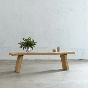 CAPRETTA ELM BENCH  |  160CM  |  BLEACHED BRISTLE