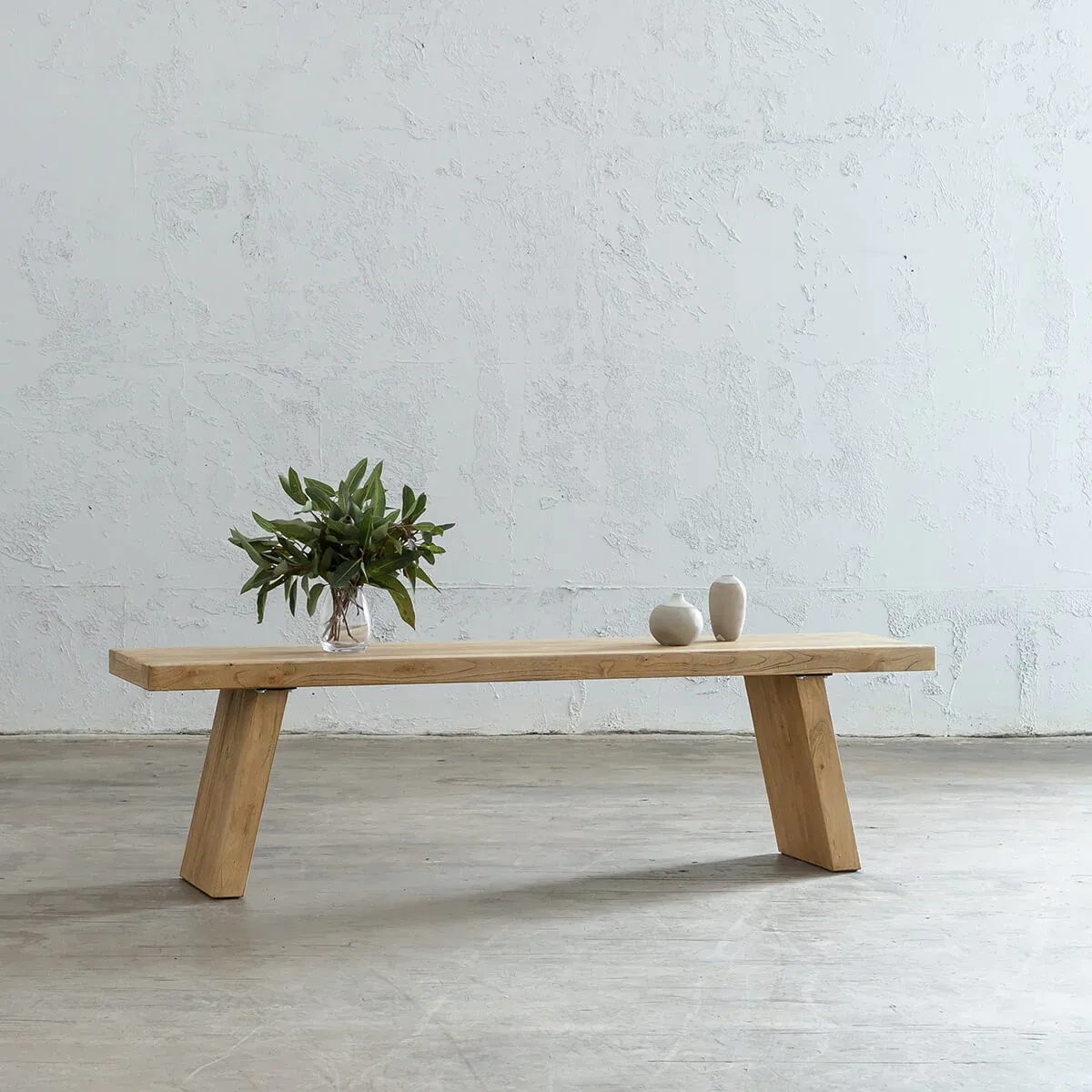 CAPRETTA ELM BENCH  |  160CM  |  BLEACHED BRISTLE