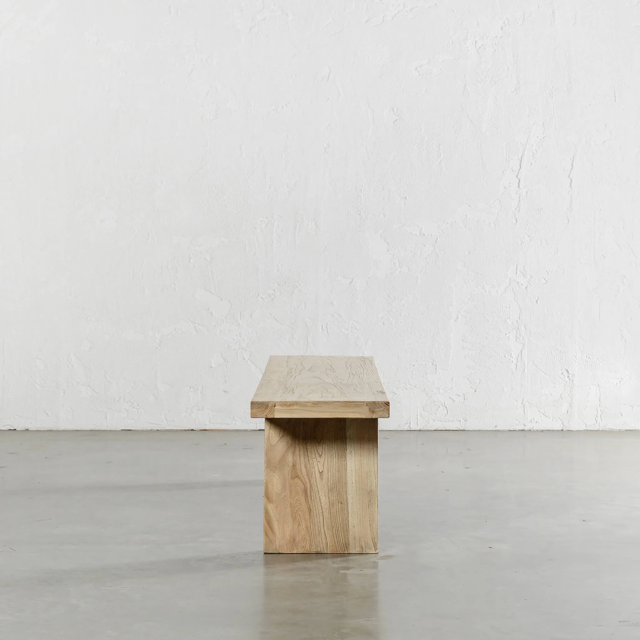 CAPRETTA ELM BENCH  |  230CM  |  BLEACHED BRISTLE