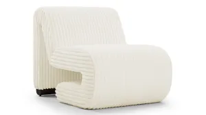 Ceres - Ceres Lounge Chair, White Vegan Fur