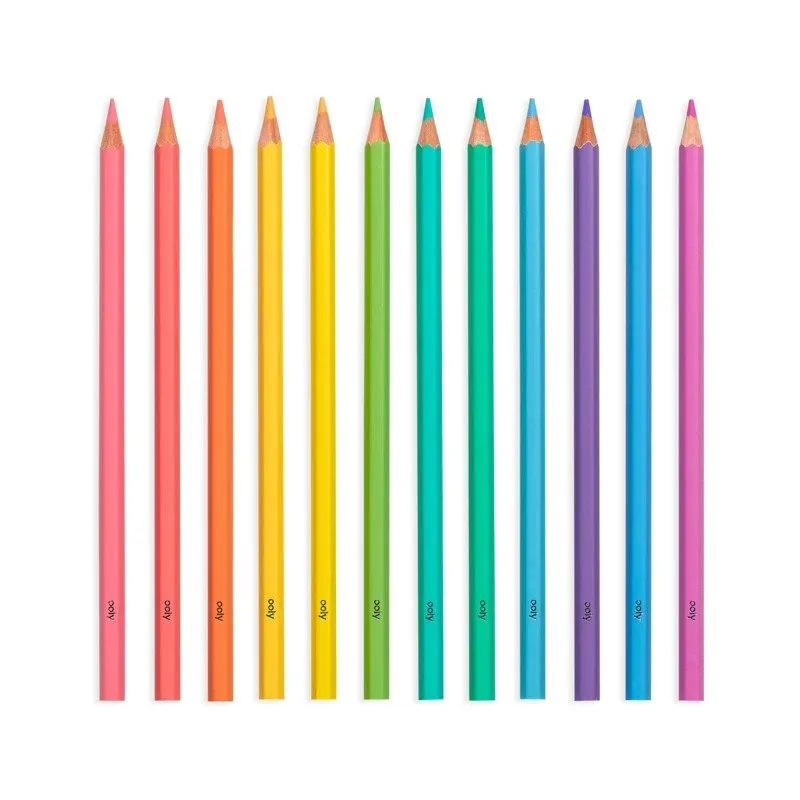 Colored Pencils- Pastel Hues -12 Pack