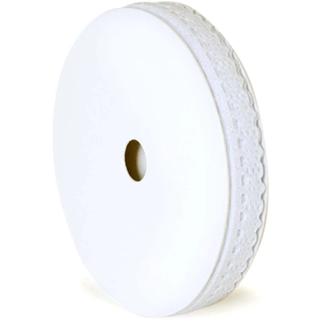 Craft Décor Ribbons & Trims: Cluny Lace  Rolls x36 Asst Cluny Lace, 3/8IN x 3yd