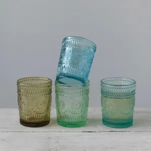 Creative Co-op - Embossed Drinking Glass