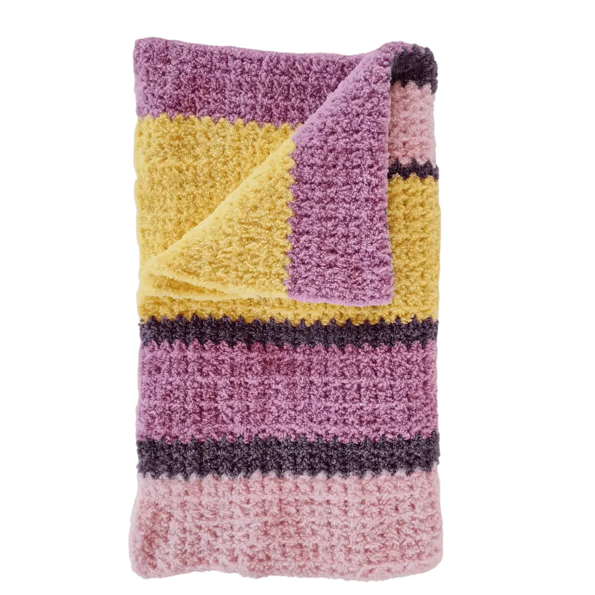 Easy Cuddly Crochet Baby Blanket – Soft Pattern with Fuzzy Yarn