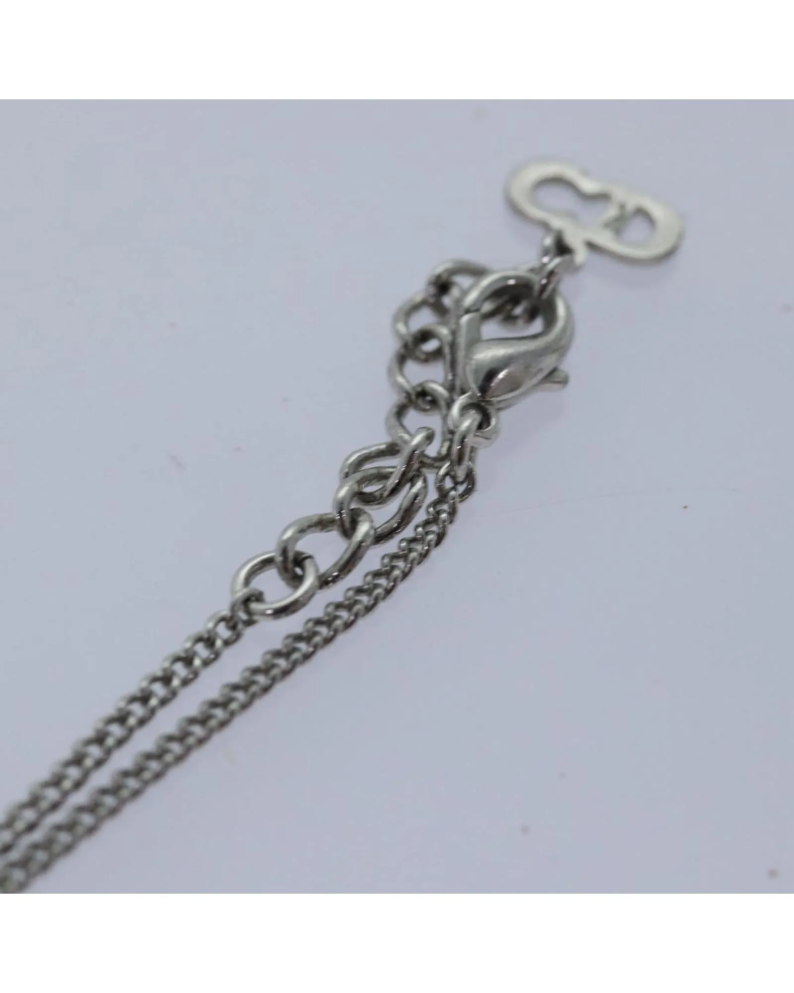 Elegant Metal Bracelet with Item Box and Subtle Scratches