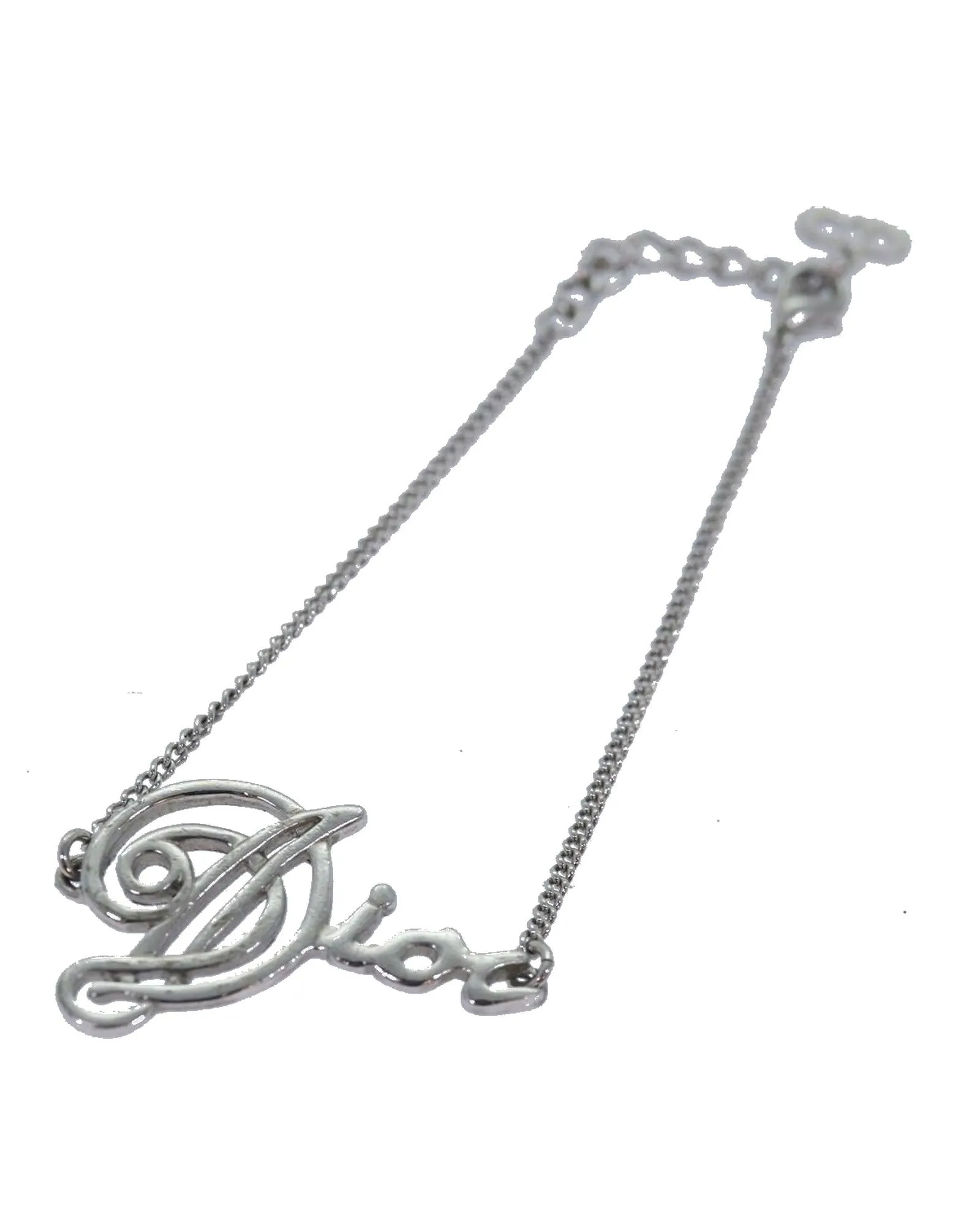Elegant Metal Bracelet with Item Box and Subtle Scratches