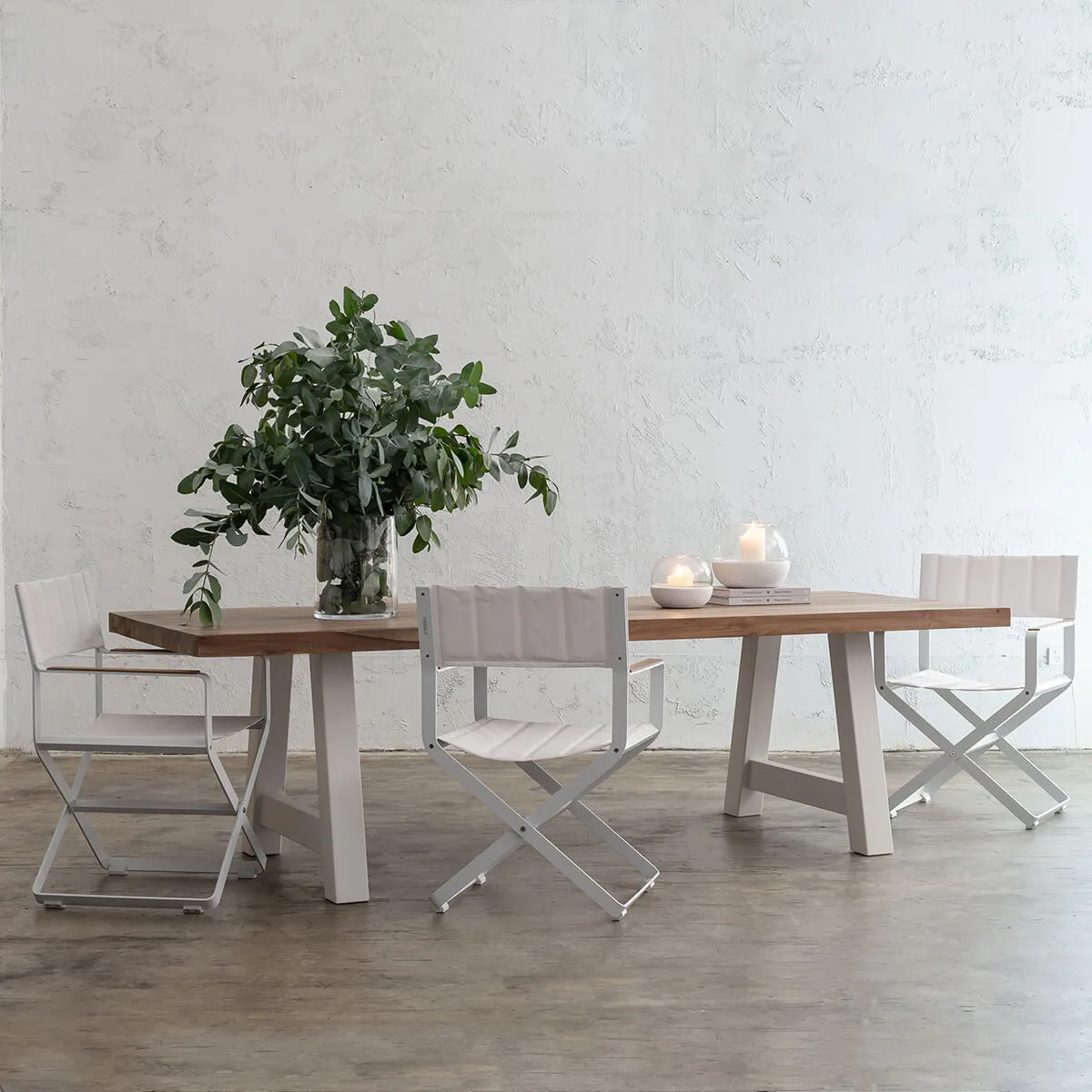 FINAL RELEASE  |  CLUB GRENADA SLATTED OUTDOOR TEAK DINING TABLE |  300CM