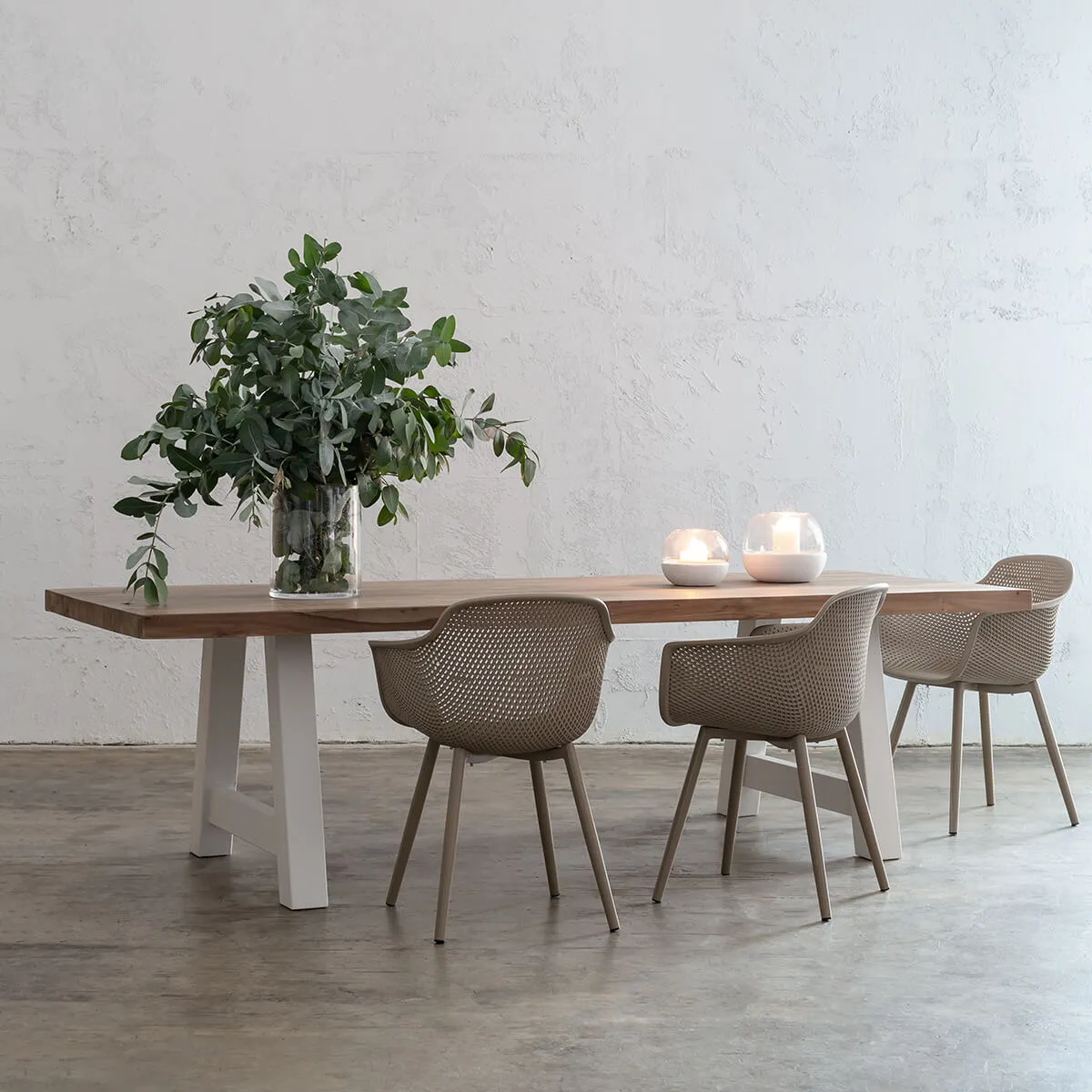 FINAL RELEASE  |  CLUB GRENADA SLATTED OUTDOOR TEAK DINING TABLE |  300CM