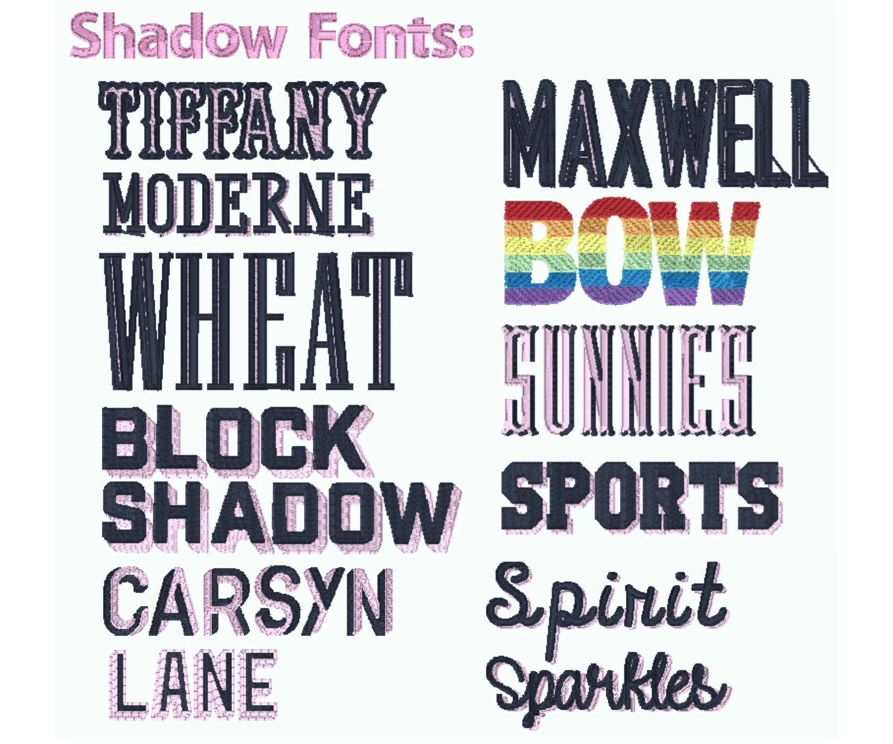 Firework Bow Trio *Design Only*