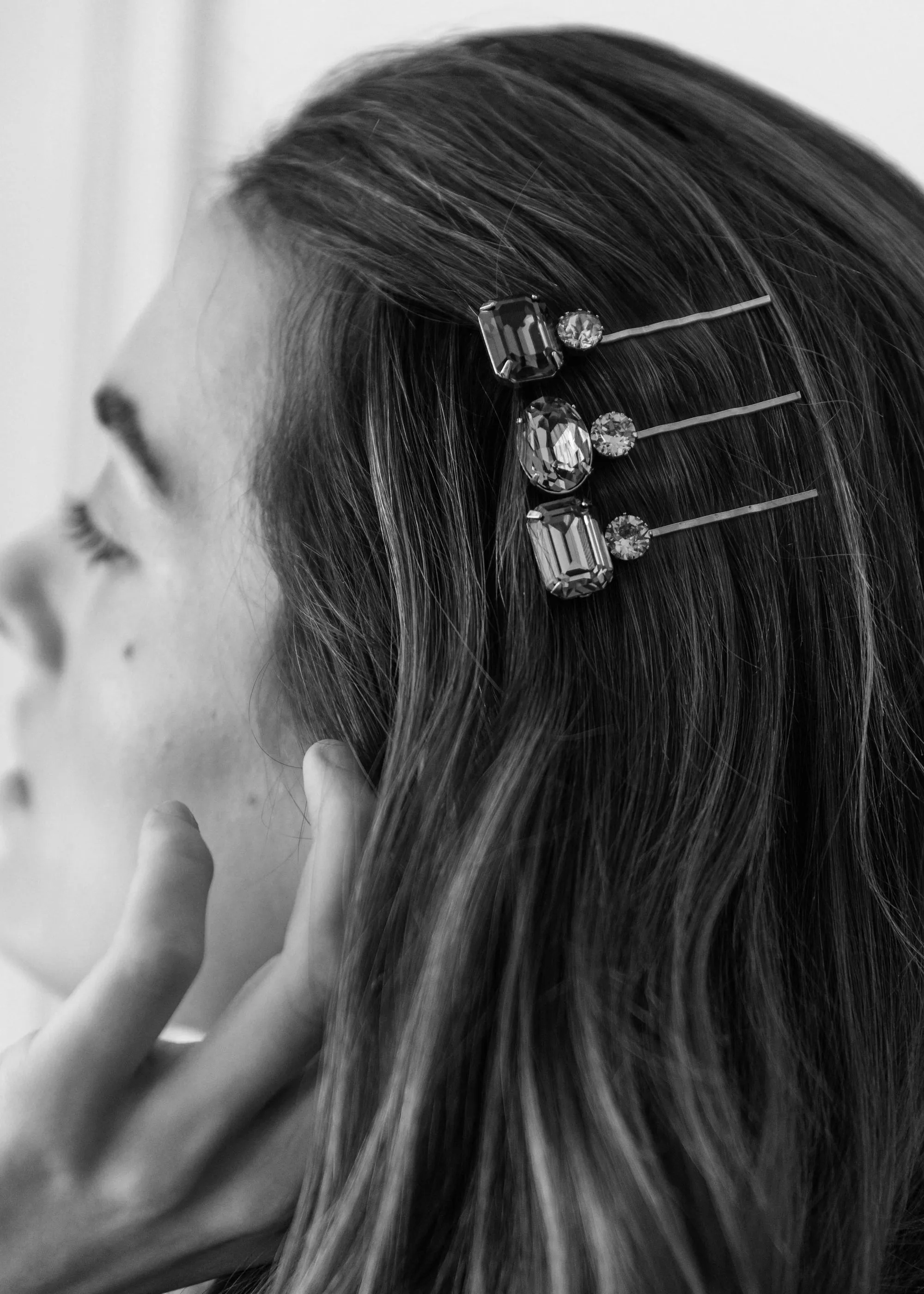 Gemma Bobby Pin -- Emerald