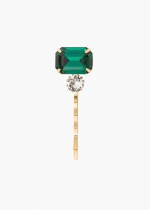 Gemma Bobby Pin -- Emerald