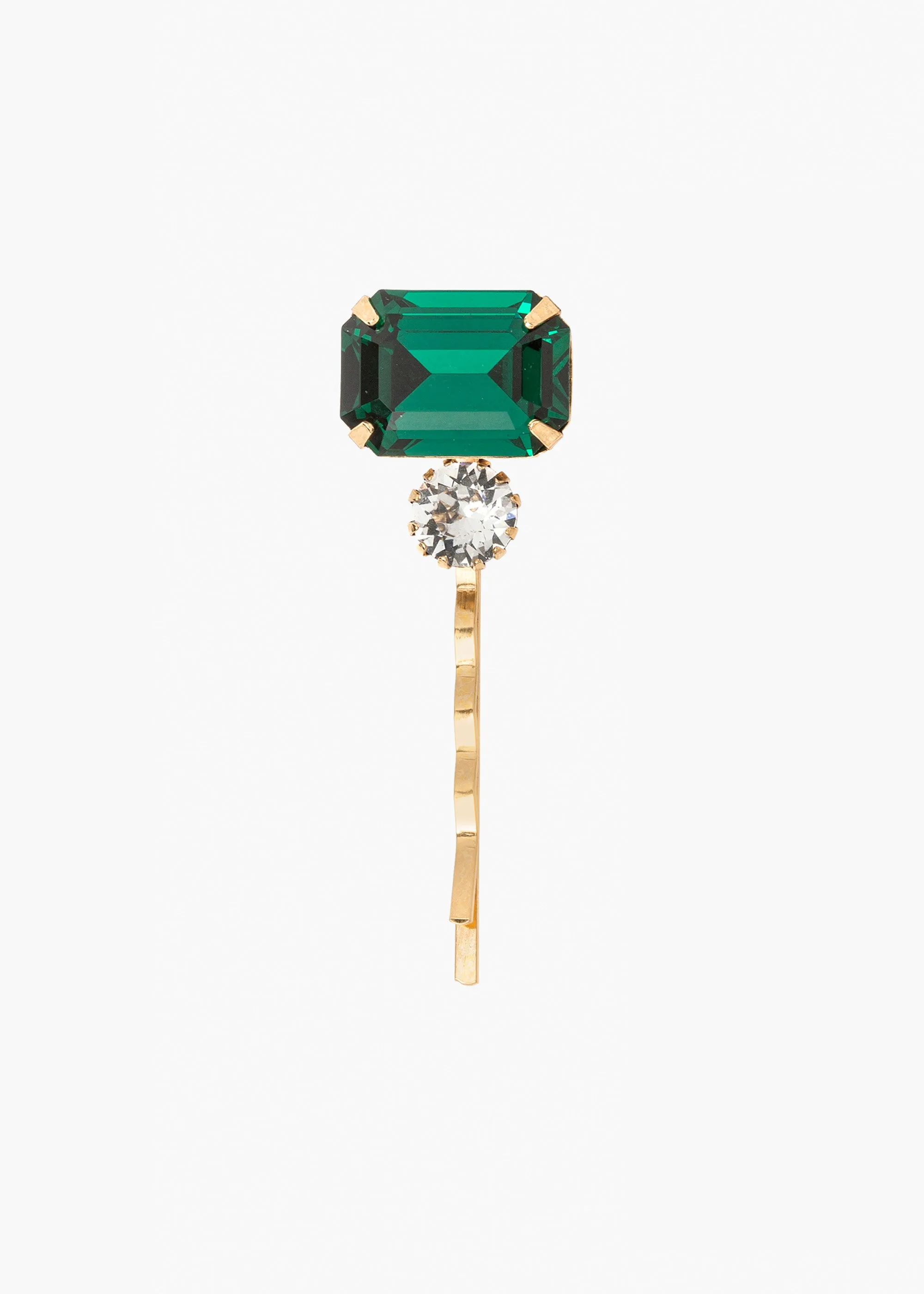 Gemma Bobby Pin -- Emerald