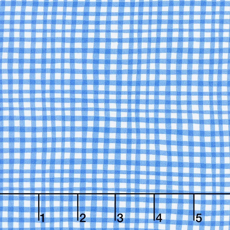 Gingham Play - Gingham Azure Yardage