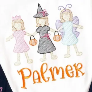 Girl Costume Trio Sketch *Design Only*