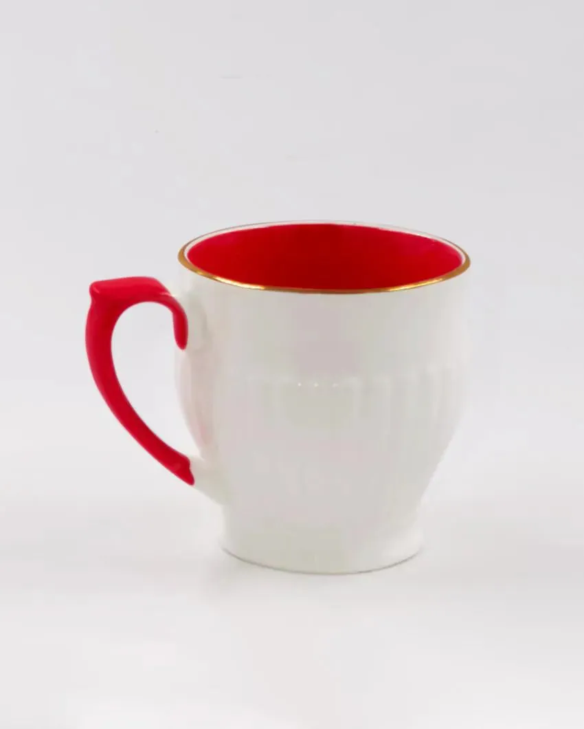 Gold Line Bone China Coffee Pankhi Tea Cups | 175 ml | Set of 6