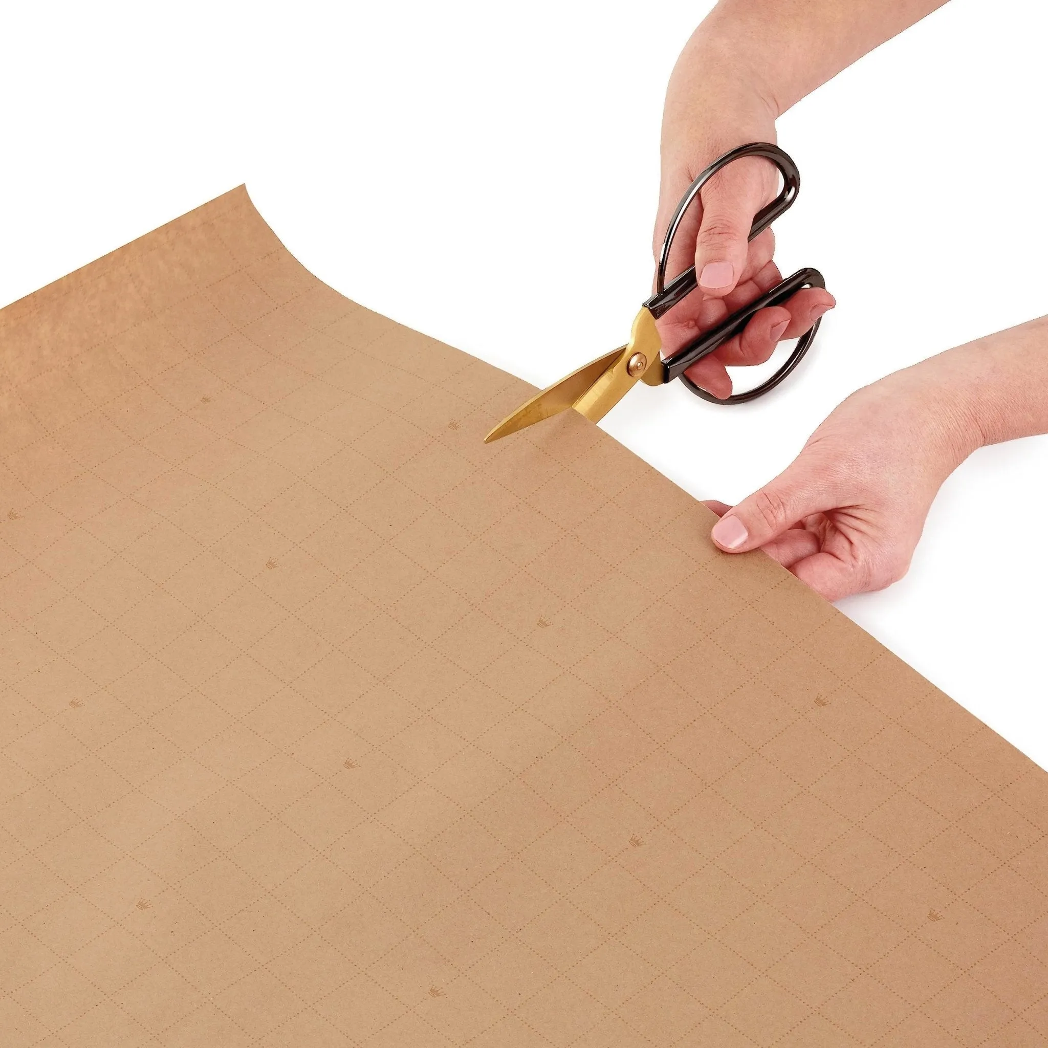 Hallmark: Christmas Wrapping Paper - Recyclable Kraft Paper, 30" Wide by 12' Long (Pack of 3)