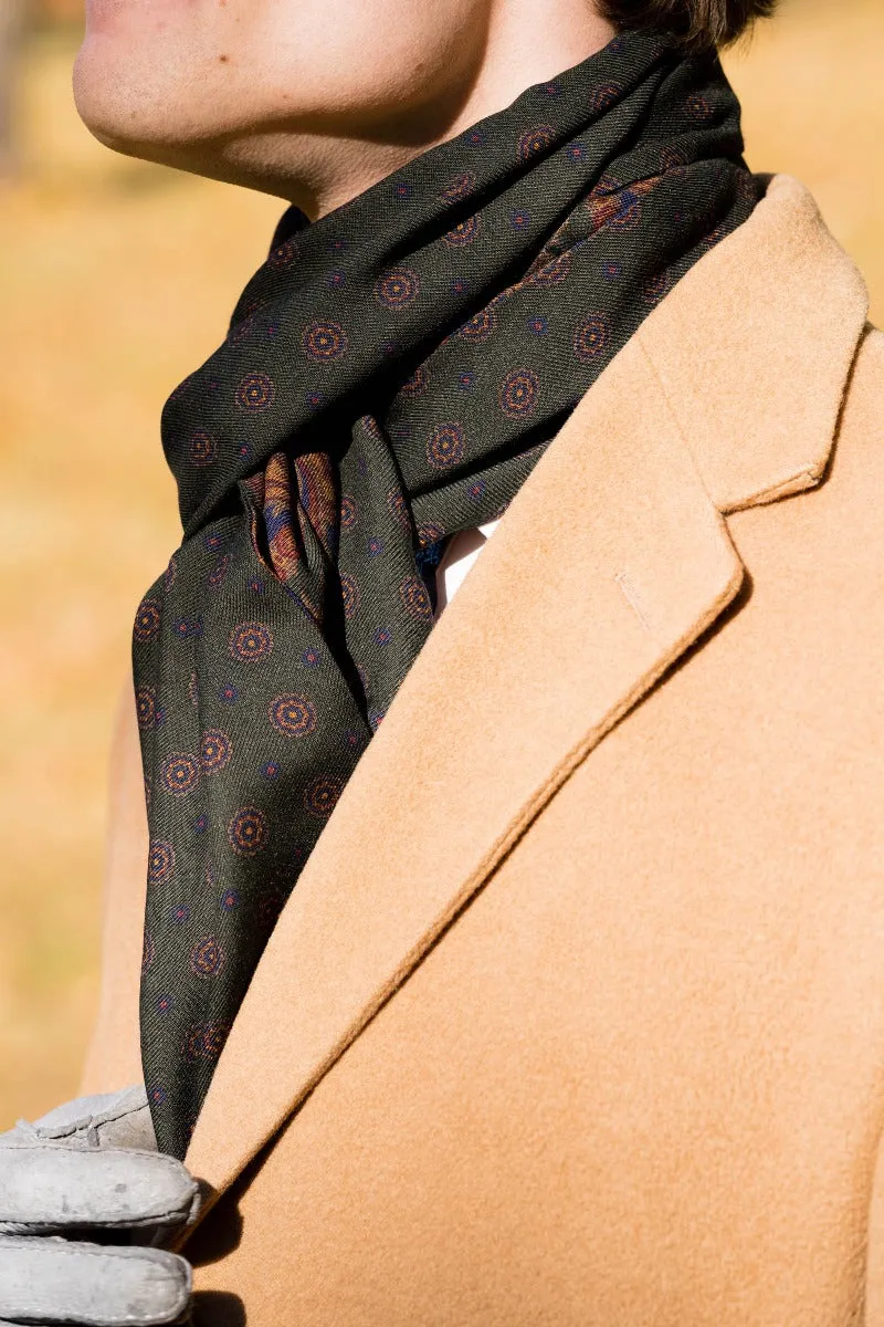 Harvest Paisley & Micropattern Scarf