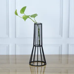Iara Test Tube Planter - Black