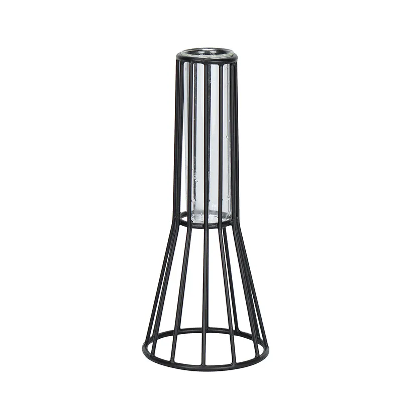 Iara Test Tube Planter - Black