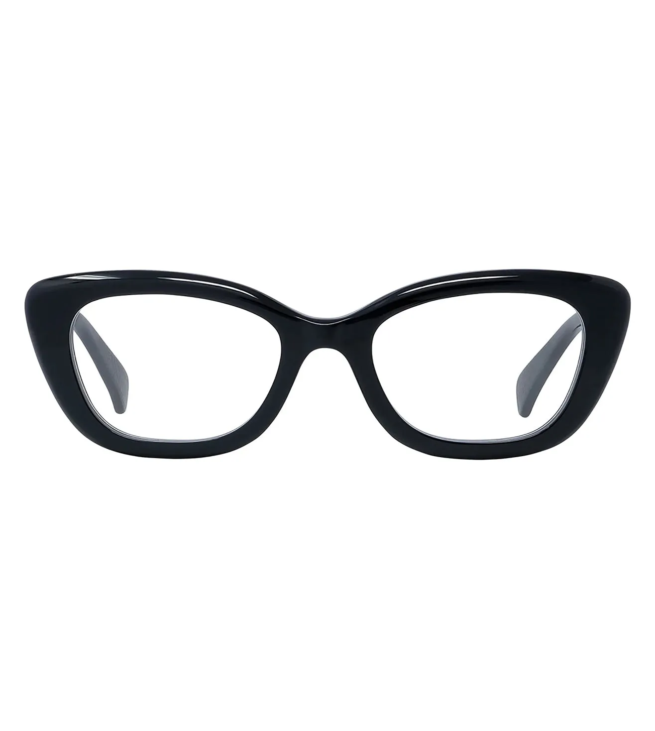 Kenzo Women's Shiny Black Cat-Eye Optical Frame