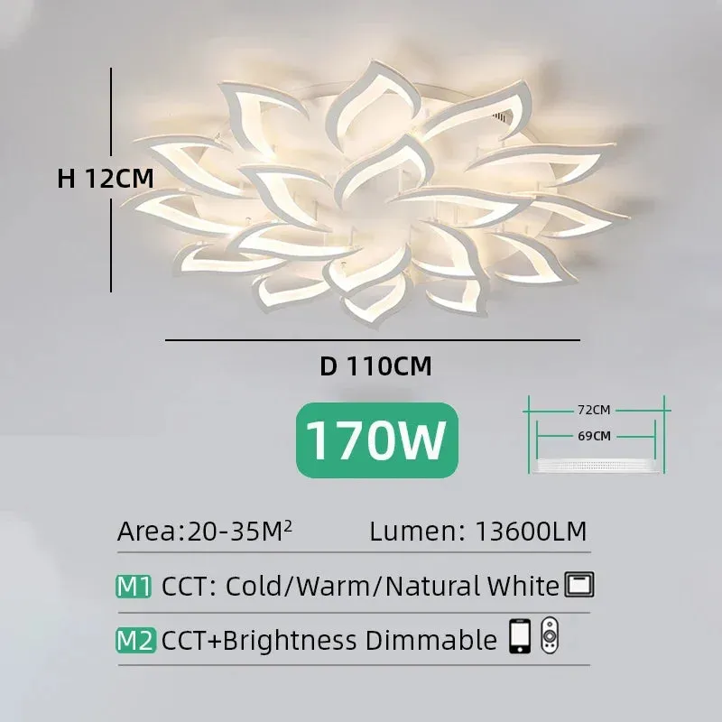 Mansion Smart Dimmable LED Ceiling Light for Bedroom, Living Room, Kitchen & Dining Area