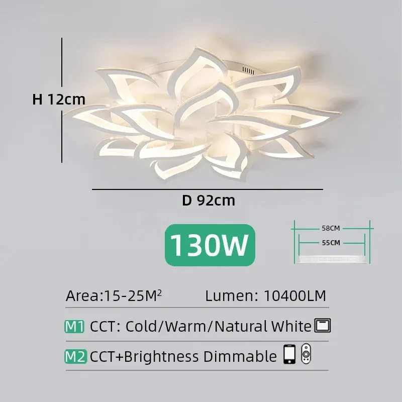 Mansion Smart Dimmable LED Ceiling Light for Bedroom, Living Room, Kitchen & Dining Area