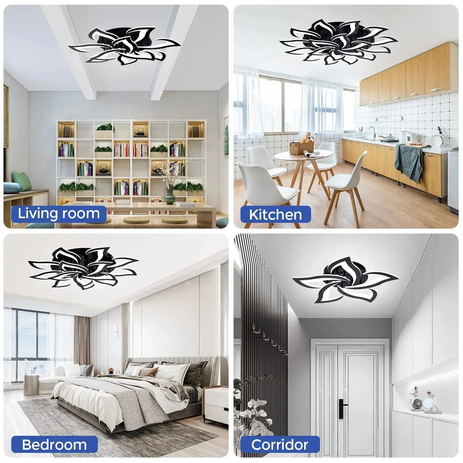 Mansion Smart Dimmable LED Ceiling Light for Bedroom, Living Room, Kitchen & Dining Area