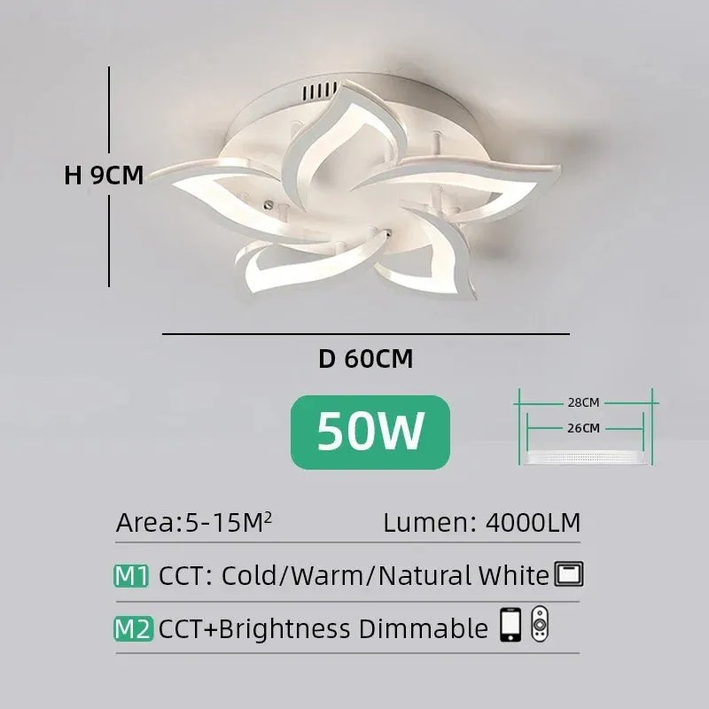 Mansion Smart Dimmable LED Ceiling Light for Bedroom, Living Room, Kitchen & Dining Area