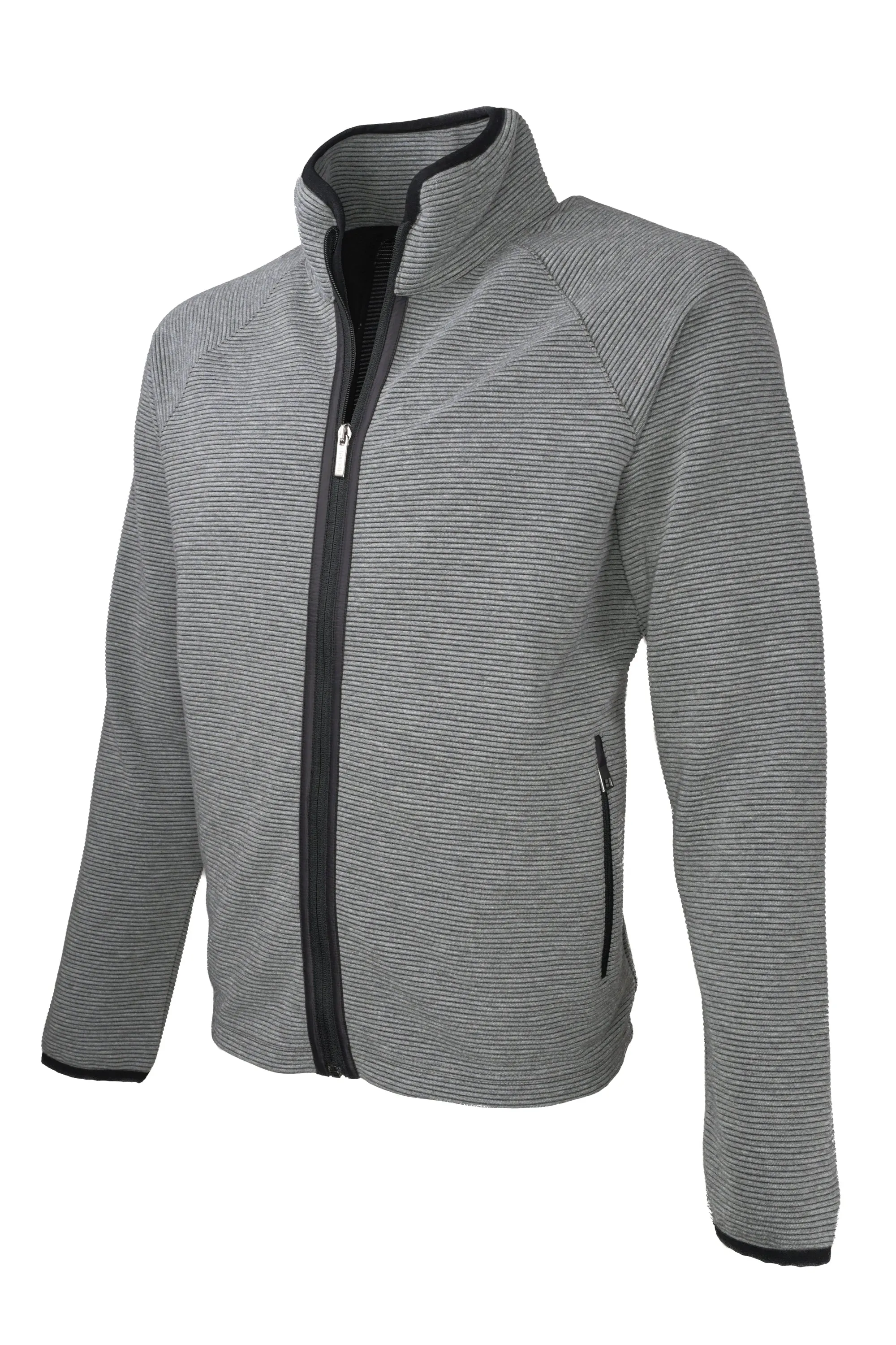 Marcello Soho Ribbed Jacket Slate