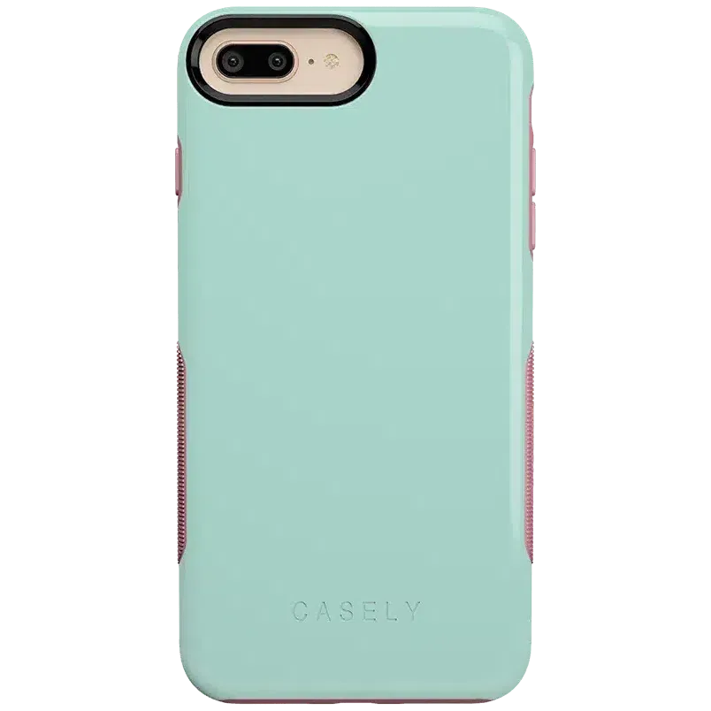 Mint Green on Pink | Ultra-Protective Bold Case