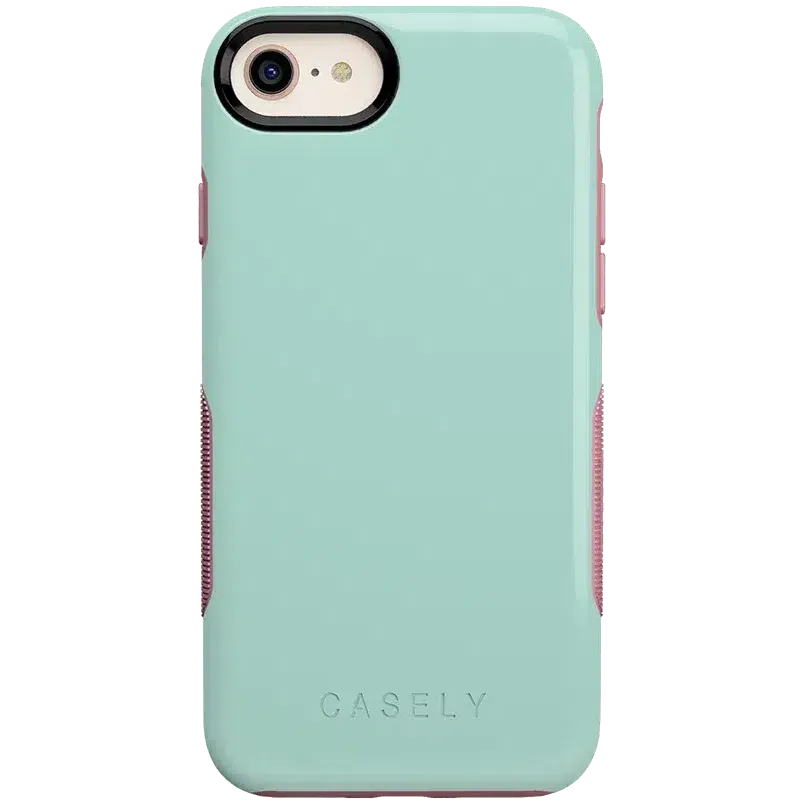 Mint Green on Pink | Ultra-Protective Bold Case