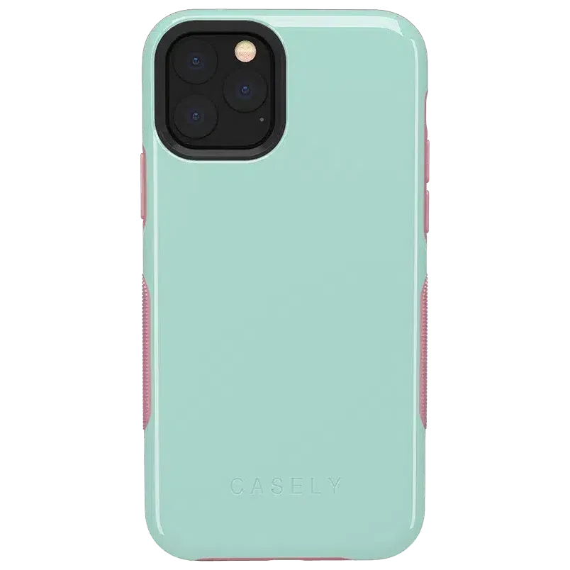 Mint Green on Pink | Ultra-Protective Bold Case